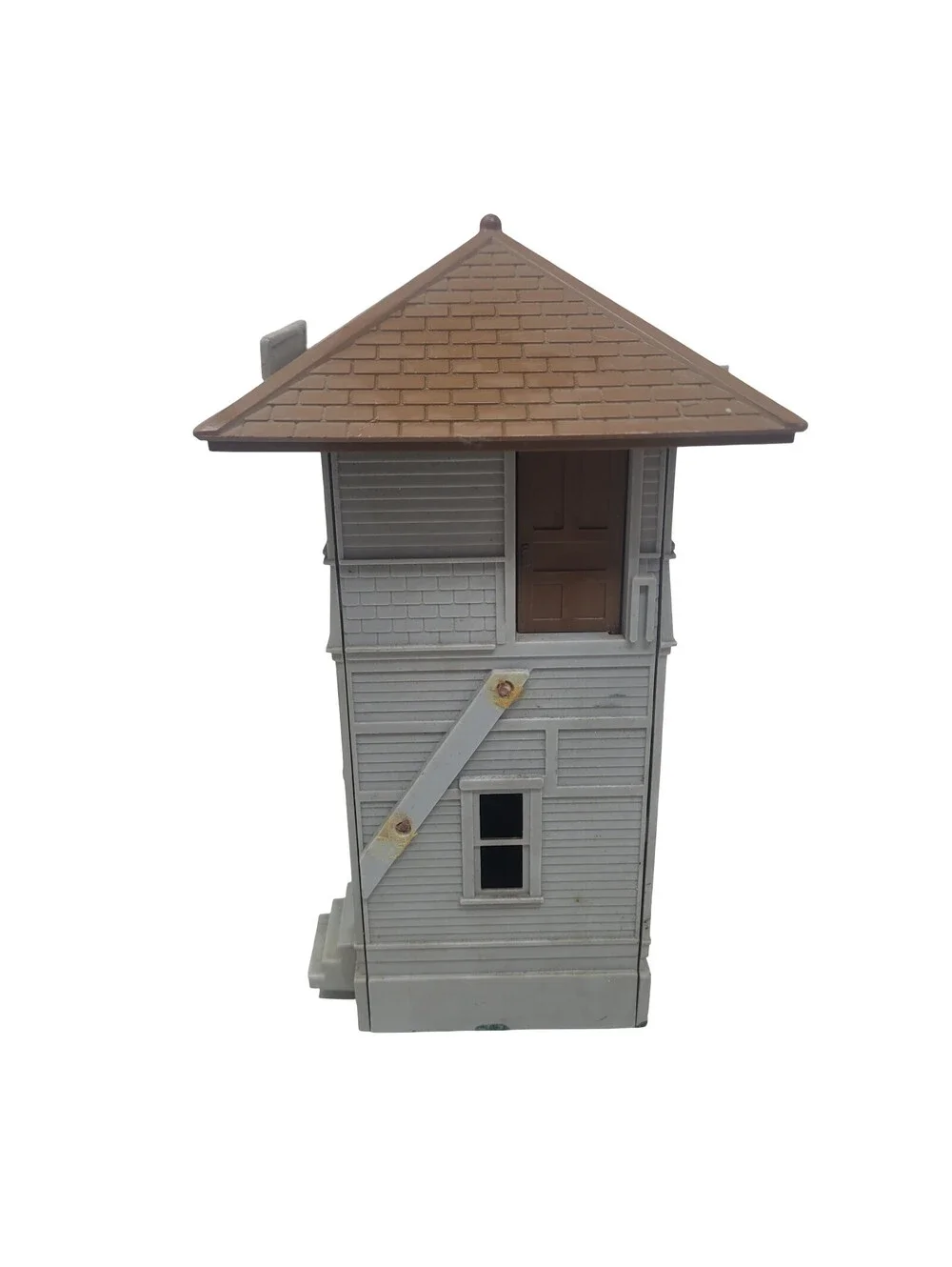 Plasticville USA Switch Tower Building O S Gauge Bachmann Model Railroad Layout
